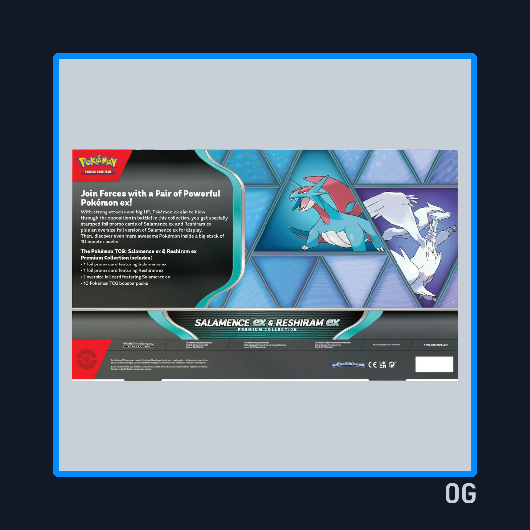 Salamence ex & Reshiram ex - Premium Collection