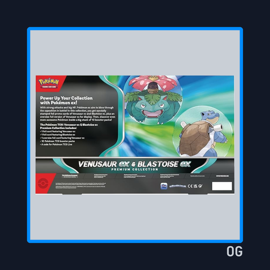 Venusaur ex & Blastoise ex - Premium Collection