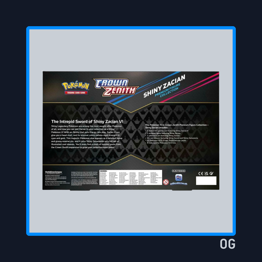 Crown Zenith Shiny Zamazenta - Premium Figure Collection