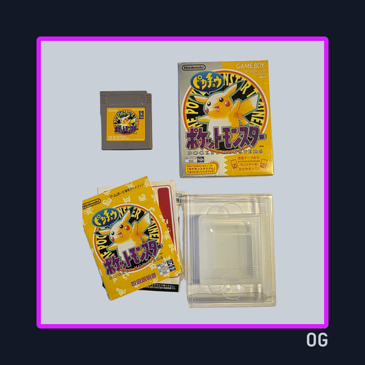 Pokemon Yellow ver JP – Game Boy