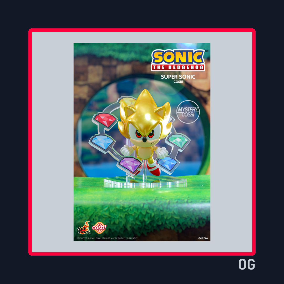 Sonic The Hedgehog Blind Box Cosbi Collection - Hot Toys