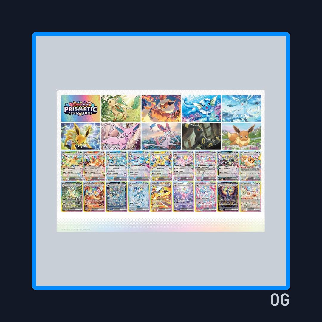 Prismatic Evolutions Poster Collection