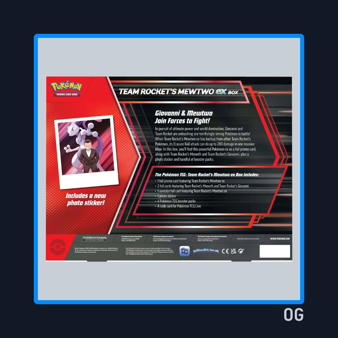 Team Rocket's Mewtwo ex Box