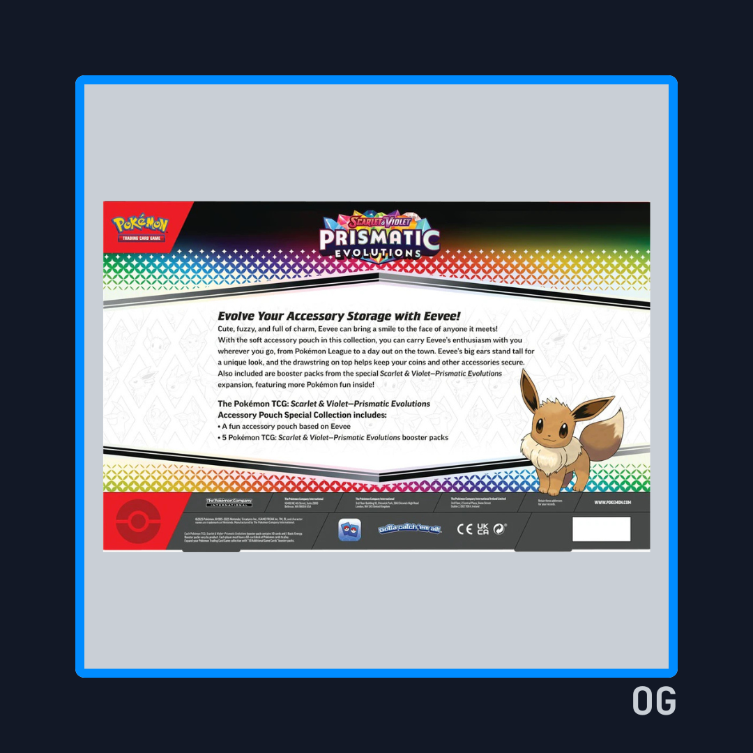 Prismatic Evolutions Accessory Pouch Special Collection