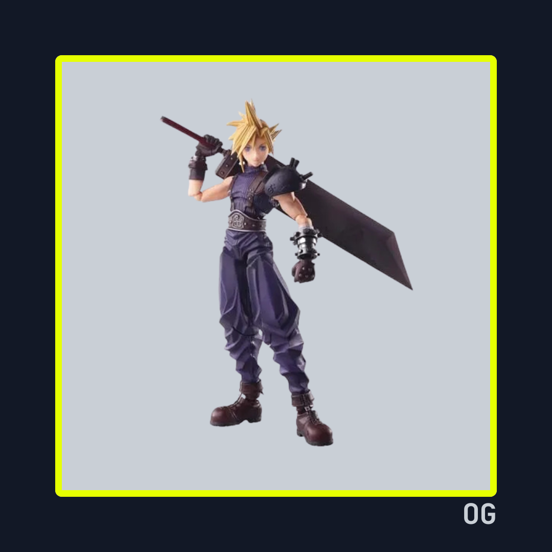 Cloud Strife & Hardy Daytona Action Figure - Bring Arts