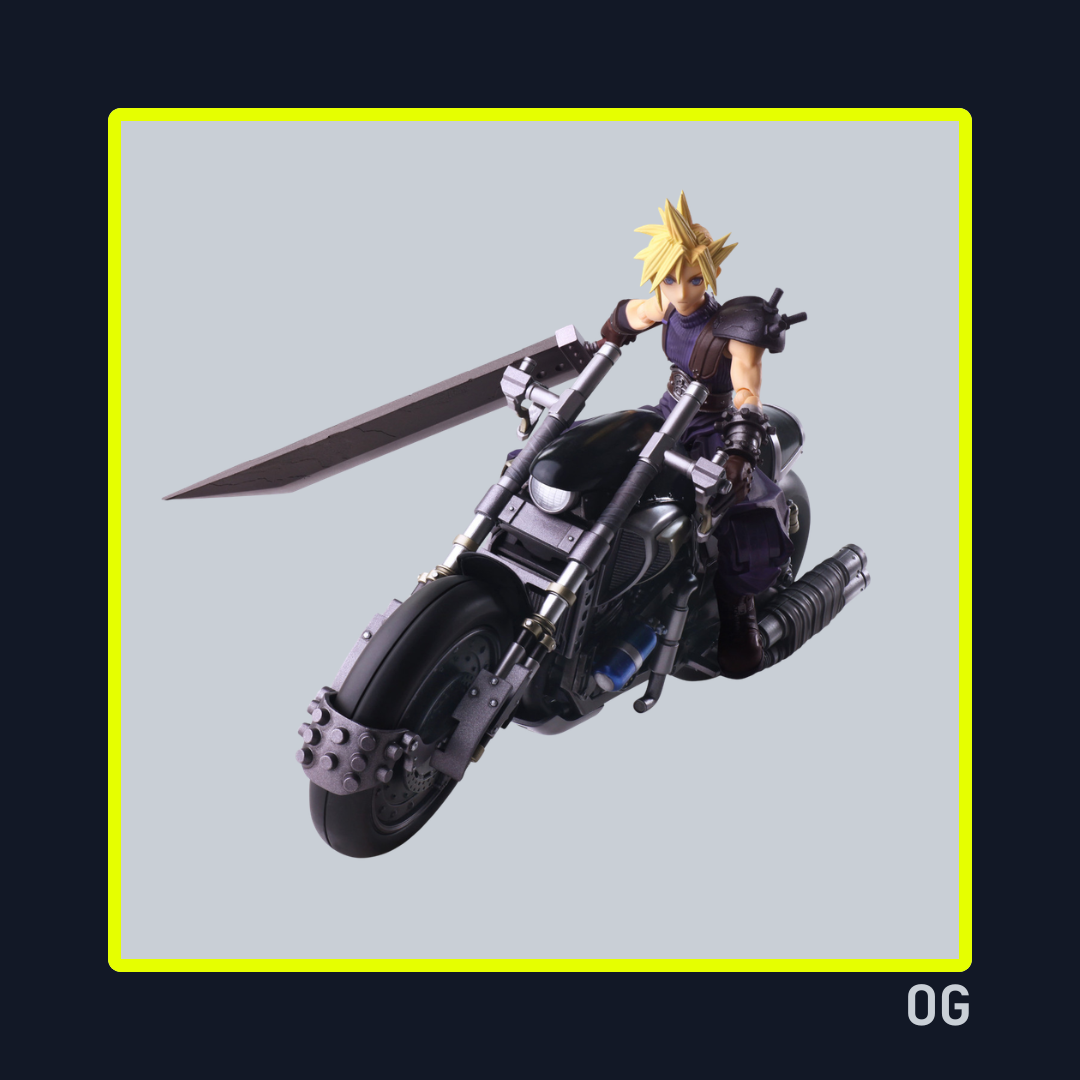 Cloud Strife & Hardy Daytona Action Figure - Bring Arts