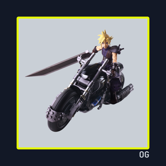 Cloud Strife & Hardy Daytona Action Figure - Bring Arts