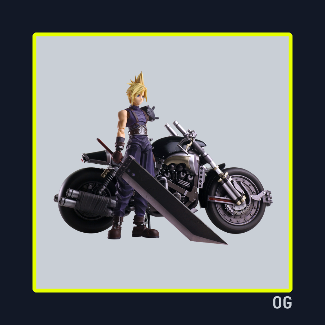 Cloud Strife & Hardy Daytona Action Figure - Bring Arts