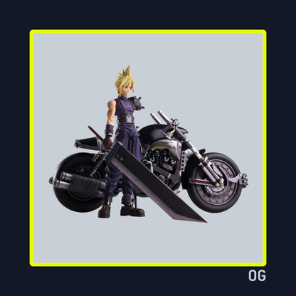Cloud Strife & Hardy Daytona Action Figure - Bring Arts