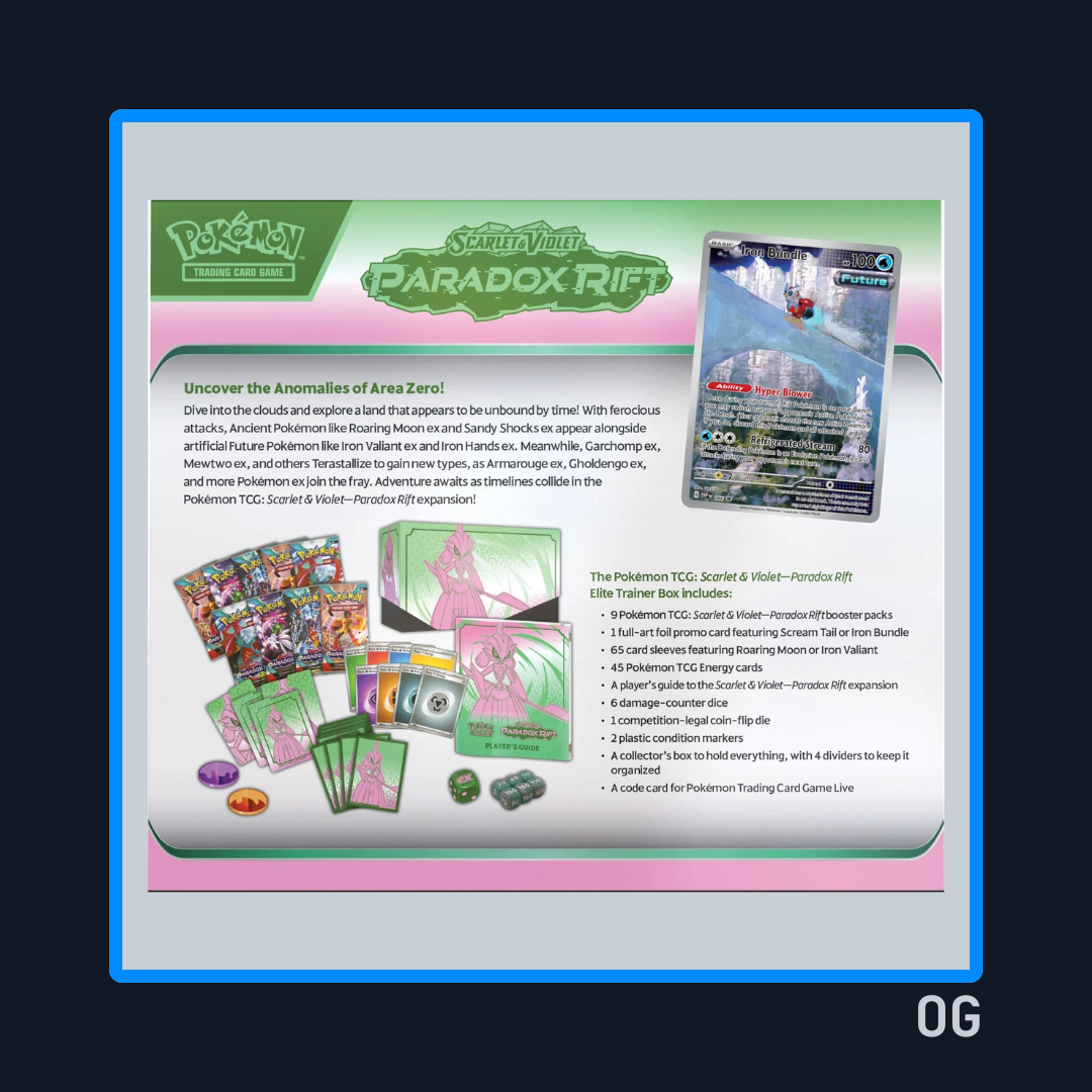Paradox Rift (Iron Valiant) - Elite Trainer Box