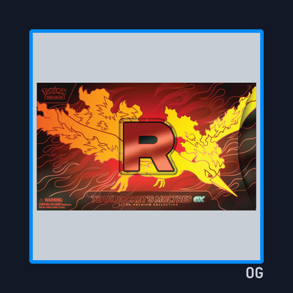 Team Rocket's Moltres ex - Premium Collection