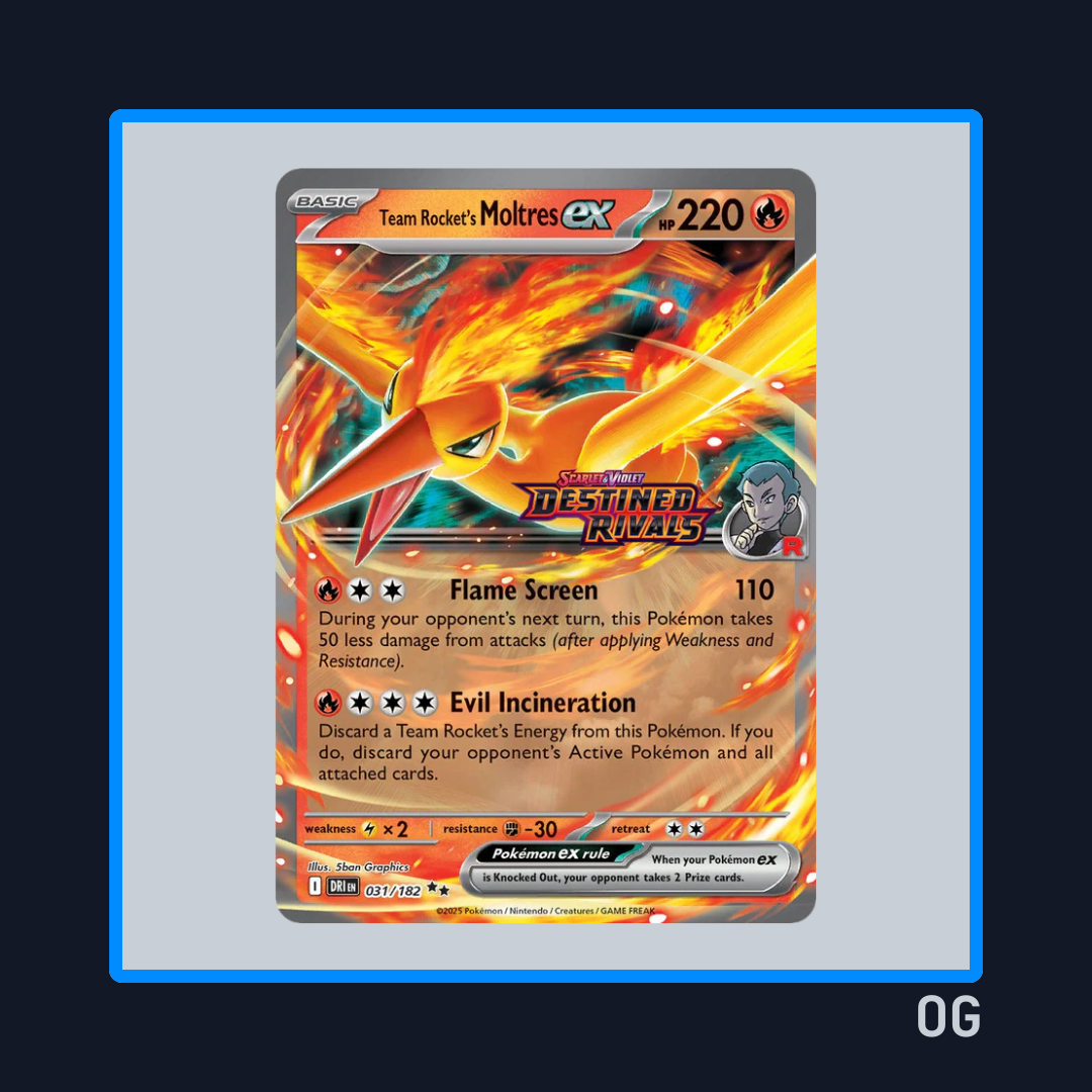 Team Rocket's Moltres ex - Premium Collection