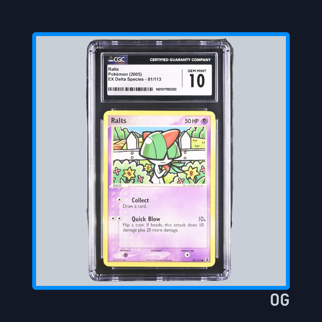 Ralts 81 - EX Delta Species - CGC 10