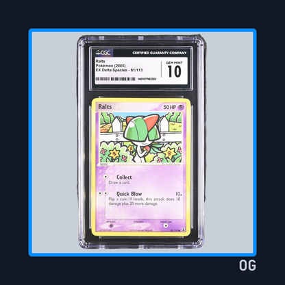 Ralts 81 - EX Delta Species - CGC 10