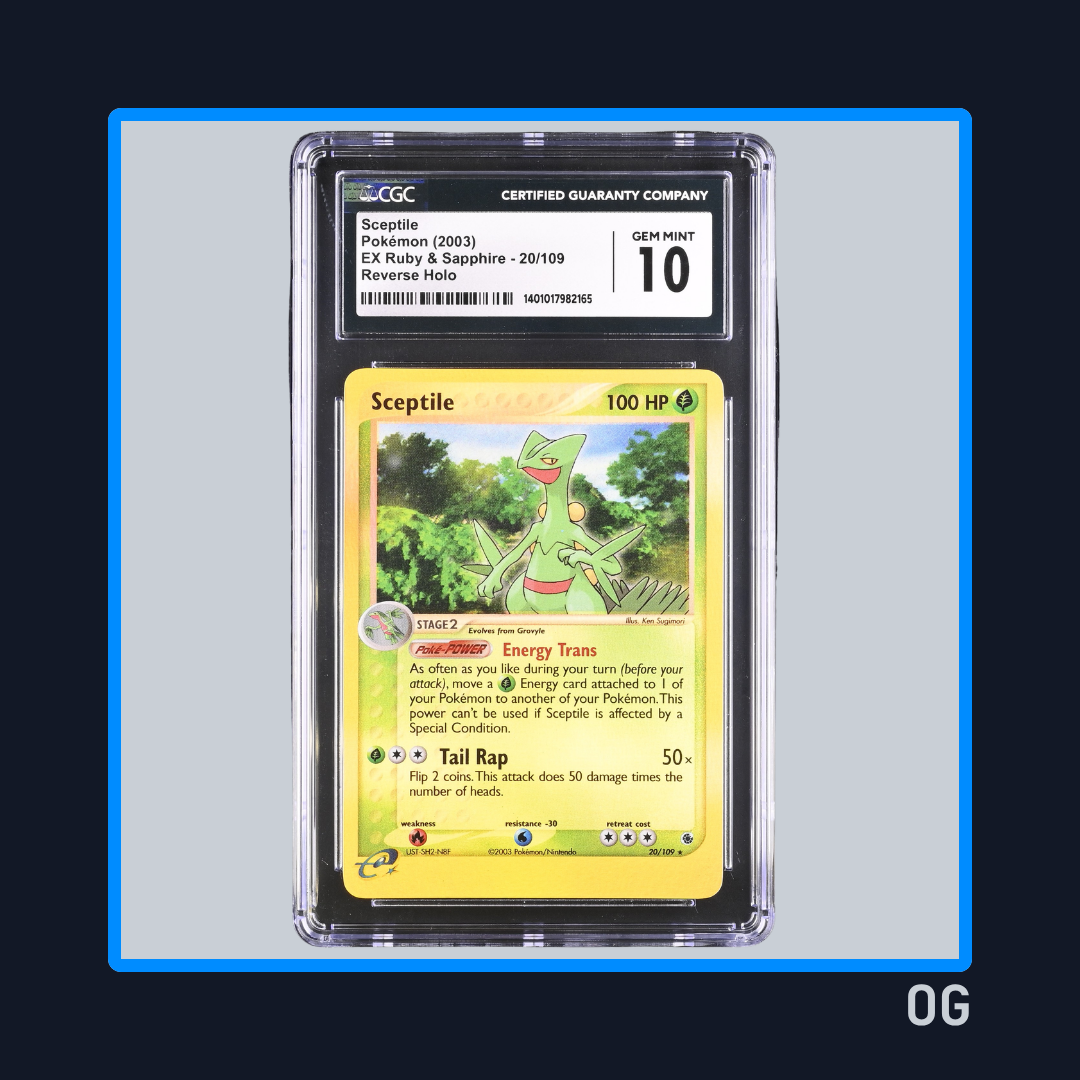 Sceptile 20 Reverse Holo - EX Ruby & Sapphire - CGC 10