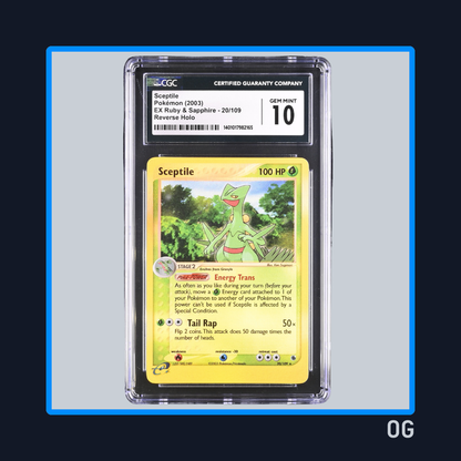 Sceptile 20 Reverse Holo - EX Ruby & Sapphire - CGC 10