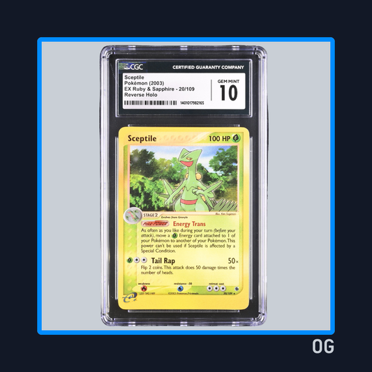 Sceptile 20 Reverse Holo - EX Ruby & Sapphire - CGC 10