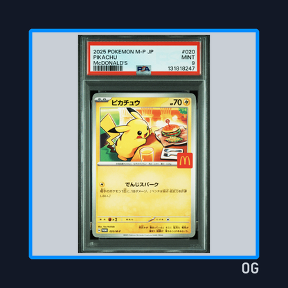 Pikachu 020 - McDonald's Japan Promo - PSA 9