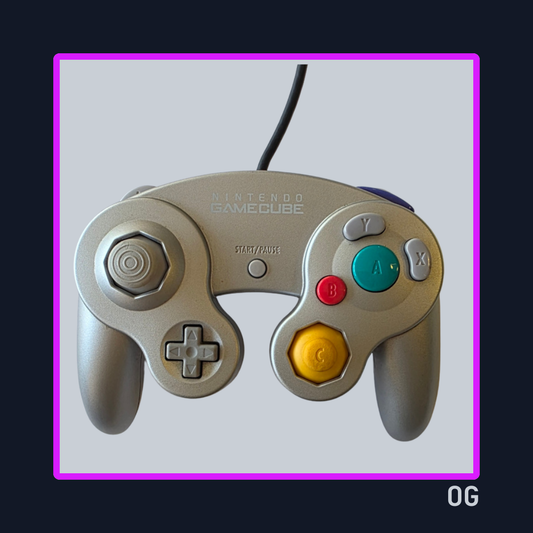Control Gamecube Platinum (Plateado) - Nintendo Gamecube