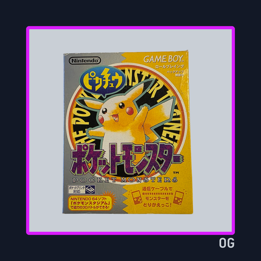 Pokemon Yellow ver JP – Game Boy
