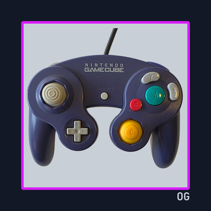 Control Gamecube Clear Purple (Morado/Transparente) - Nintendo Gamecube