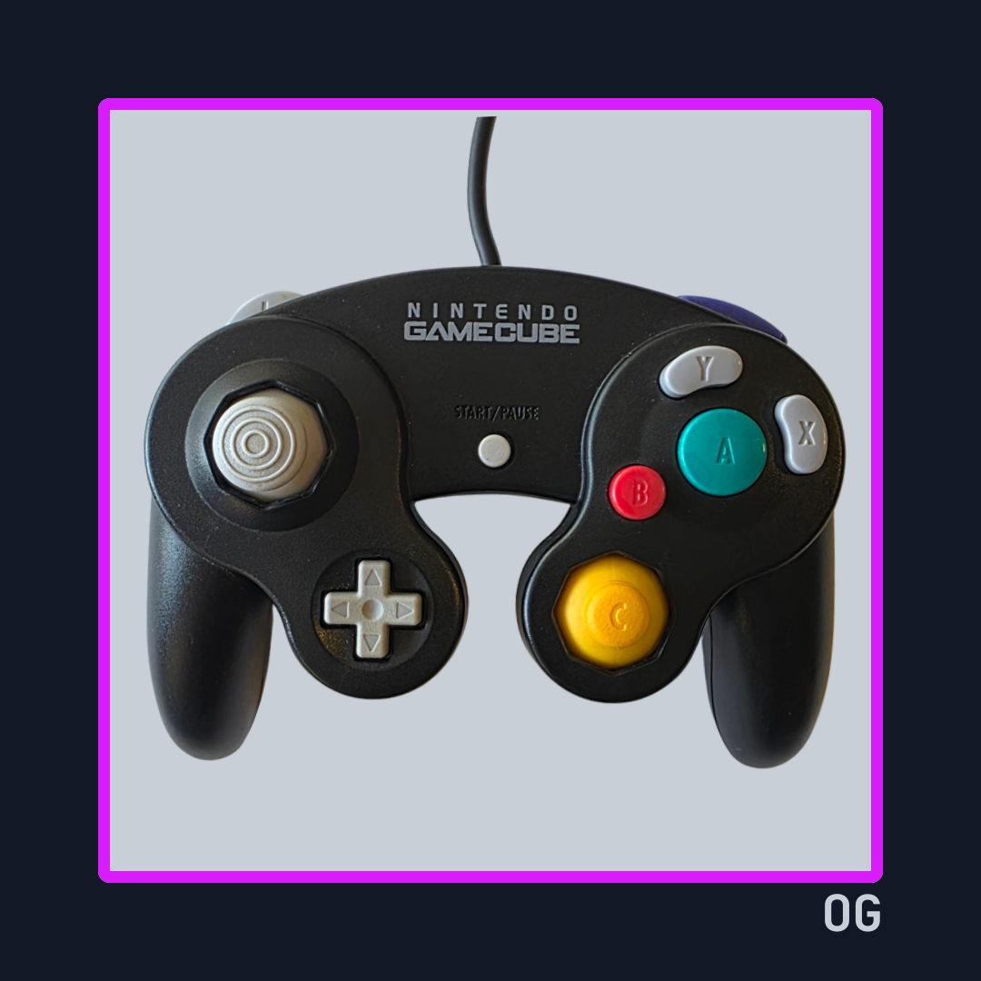 Control Gamecube Black (Negro) - Nintendo Gamecube