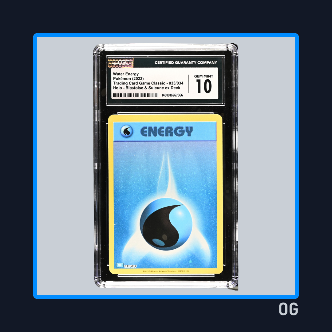 Water Energy 33 - Trading Card Game Classic - CGC 10