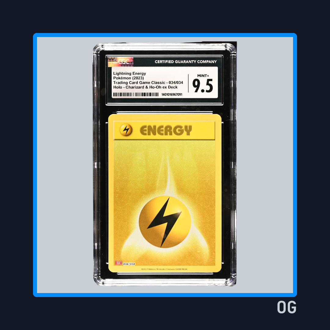 Lightning Energy 34 - Pokémon TCG Classic - CGC 9.5