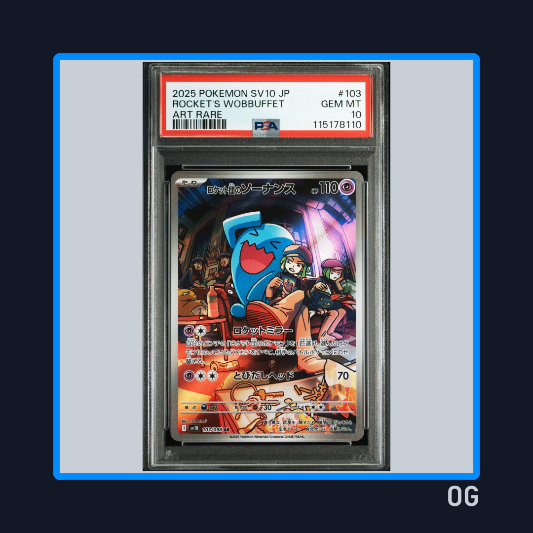 Rocket's Wobbuffet 103 - Glory of Team Rocket (Destined Rivals) -  PSA 10