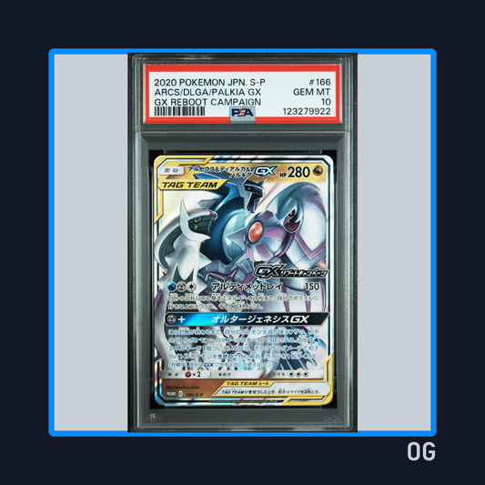 Arceus & Dialga & Palkia GX 166 S-P - GX Reboot Campaign - PSA 10
