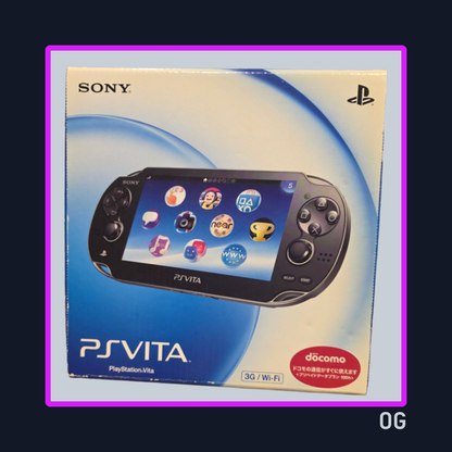 Playstation Vita 3G / Wifi Crystal Black - Sony PS Vita