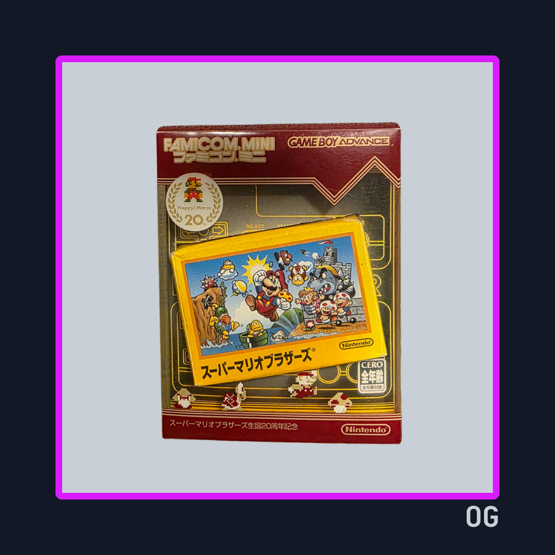 Famicom Mini 01 Super Mario Bros  Happy Mario 20th Anniversary -Game Boy Advance