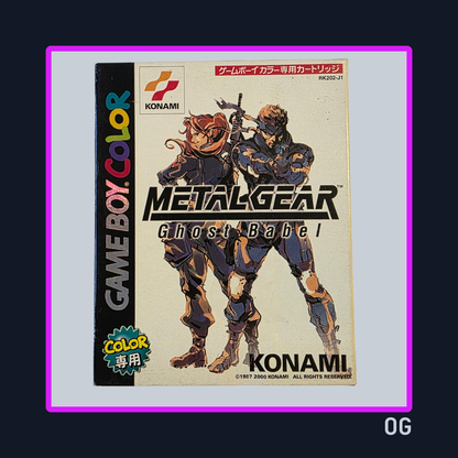 Metal Gear Solid (Ghost Babel ver JP) – Game Boy Color