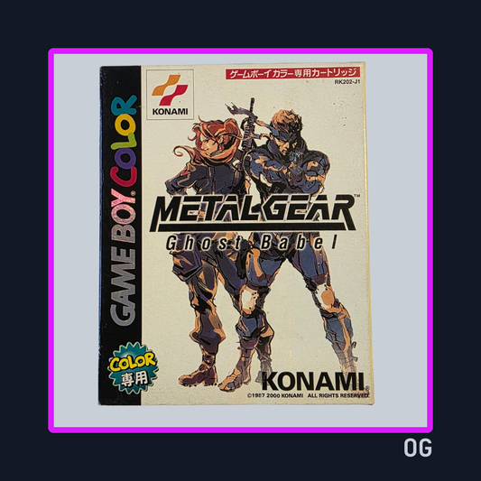 Metal Gear Solid (Ghost Babel ver JP) – Game Boy Color