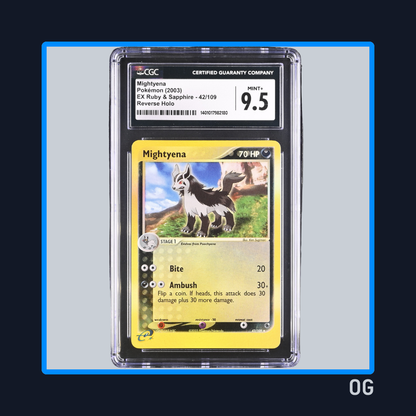 Mightyena 42 Reverse Holo -  EX Ruby & Sapphire -  CGC 9.5