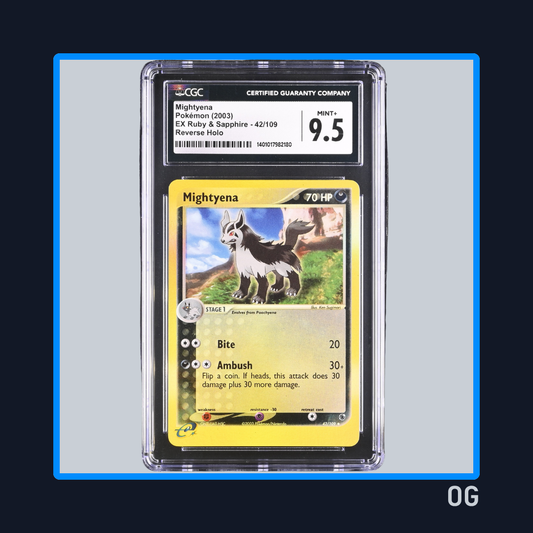 Mightyena 42 Reverse Holo -  EX Ruby & Sapphire -  CGC 9.5