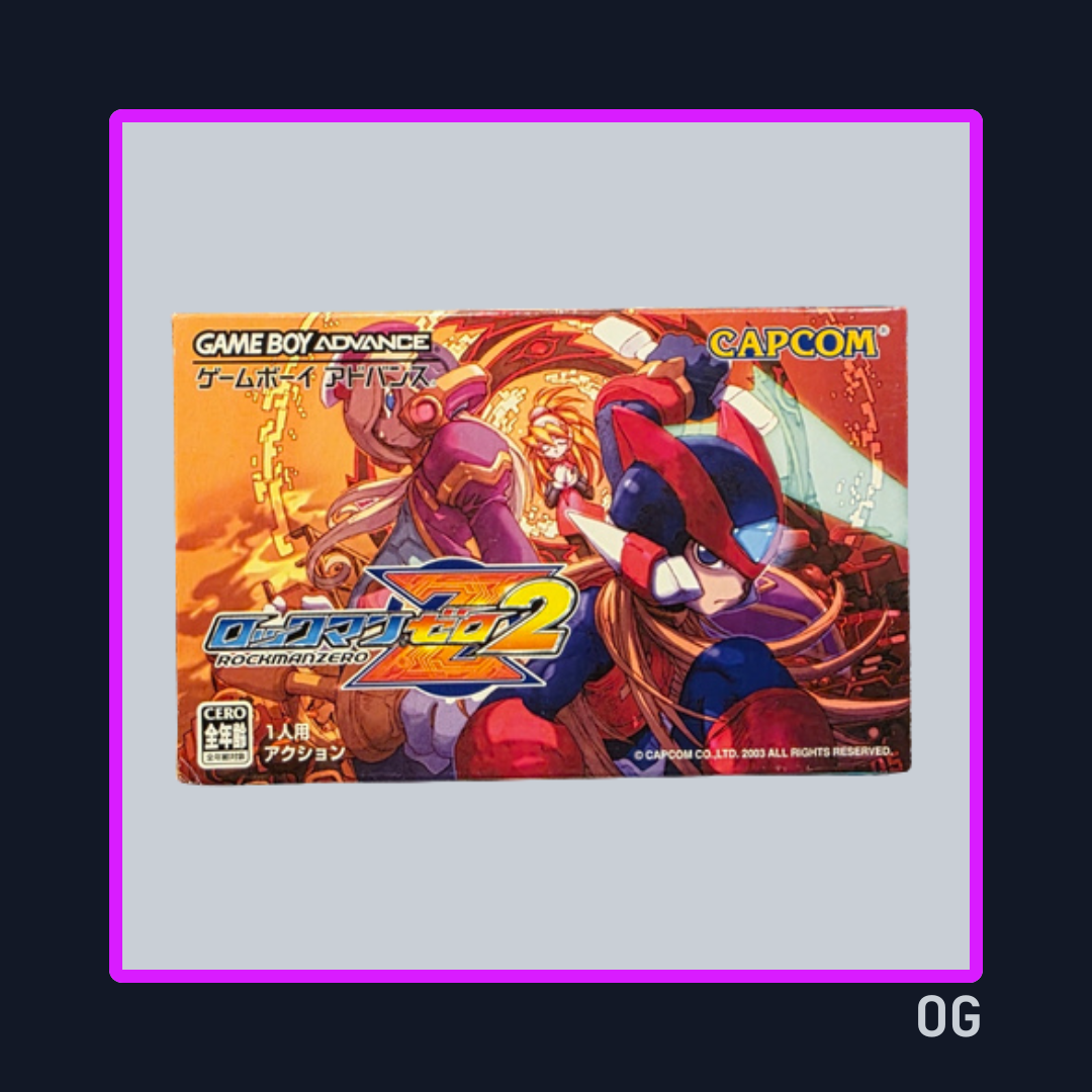 Mega Man Zero 1–4 ver JP (Complete Set) – Game Boy Advance