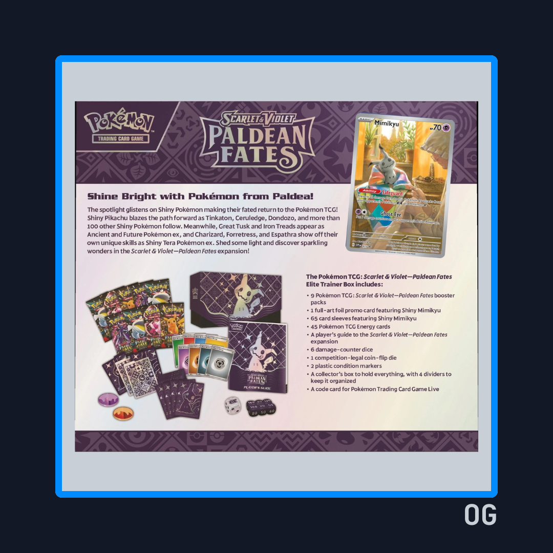 Paldean Fates - Elite Trainer Box
