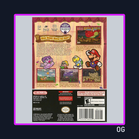 Paper Mario The Thousand Year Door (Player´s Choice) (Sellado) / Nintendo Gamecube