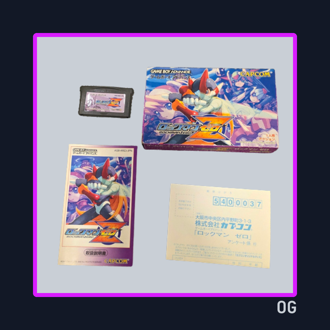 Mega Man Zero 1–4 ver JP (Complete Set) – Game Boy Advance