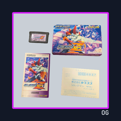 Mega Man Zero 1–4 ver JP (Complete Set) – Game Boy Advance