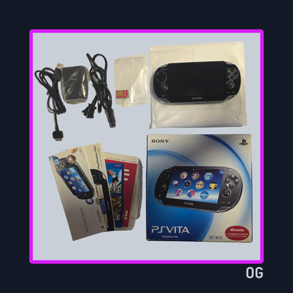 Playstation Vita 3G / Wifi Crystal Black - Sony PS Vita