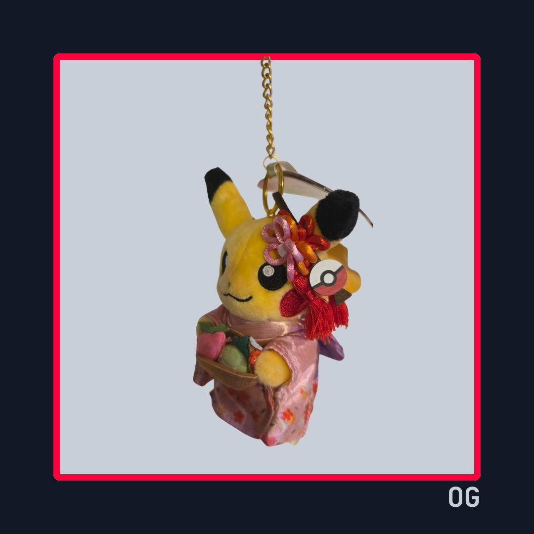 Llavero Peluche Pikachu Kyoto Kimono  - Pokémon Center