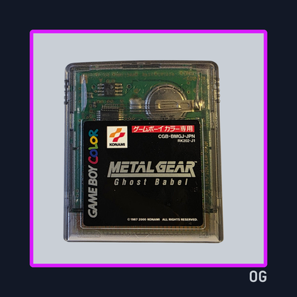 Metal Gear Solid (Ghost Babel ver JP) – Game Boy Color