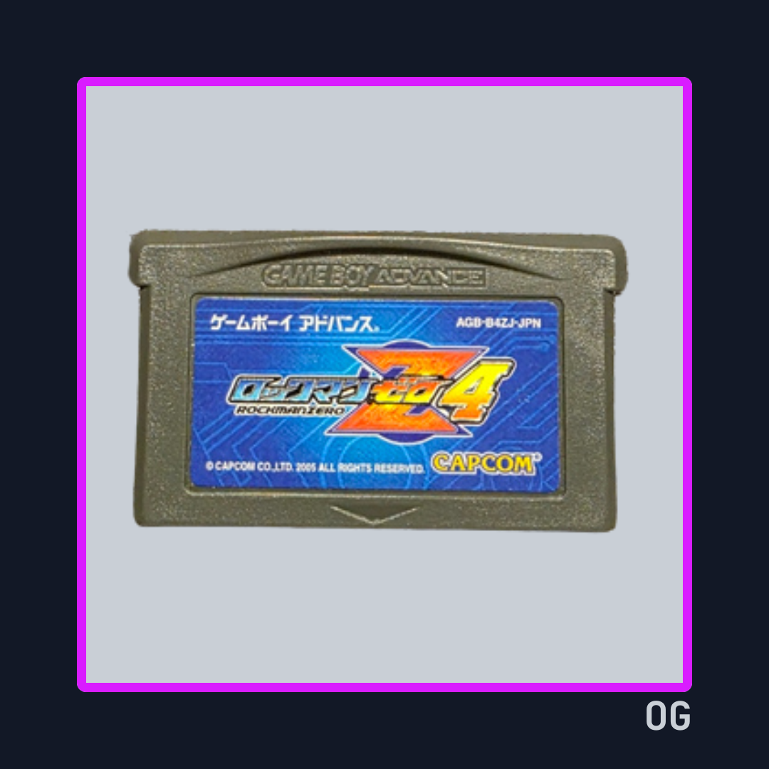 Mega Man Zero 1–4 ver JP (Complete Set) – Game Boy Advance