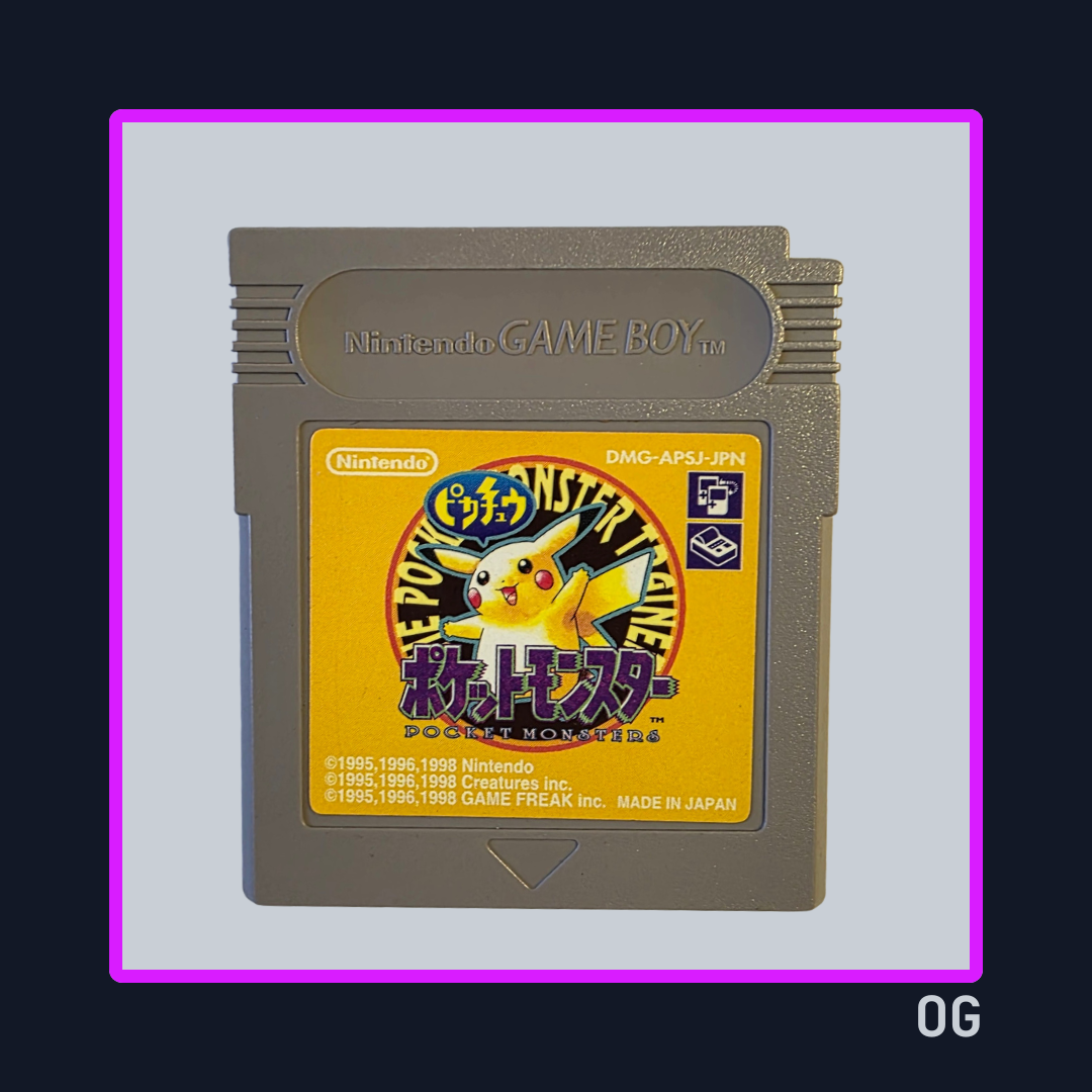 Pokemon Yellow ver JP – Game Boy
