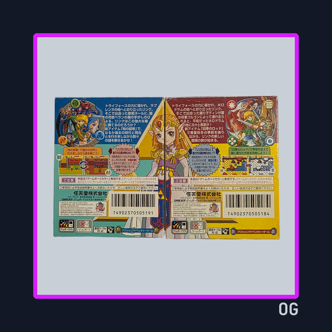 The Legend of Zelda: Oracle of Ages & Oracle of Seasons (Bundle) ver JP – Game Boy Color