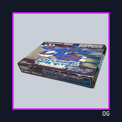 Pokémon Sapphire ver JP - Game Boy Advance