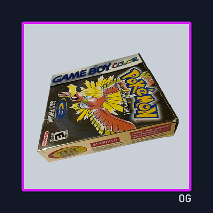 Pokémon Gold - Game Boy Color