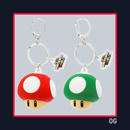 Set de llaveros (Par)  Mario Bros - Super Nintendo World